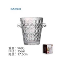 Белый в коробке стеклянный материал золотой фольги духов чашка 501118/501119