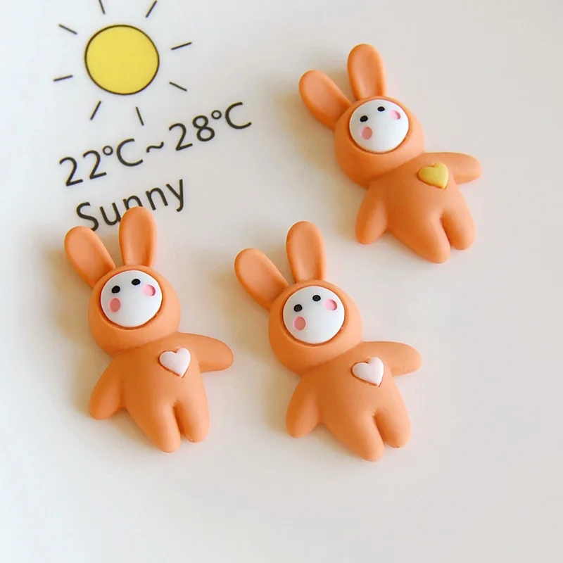 10Pcs/lot Flatback Resin Cabochons Kawaii Rabbit Resin Cabochon DIY Embellishment for Scrapbooking Decoration Hair Accessories 10Pcs/lot Flatback Resin Cabochons Kawaii Rabbit Resin Cabochon DIY Embellishment for Scrapbooking Decoration Hair Accessories