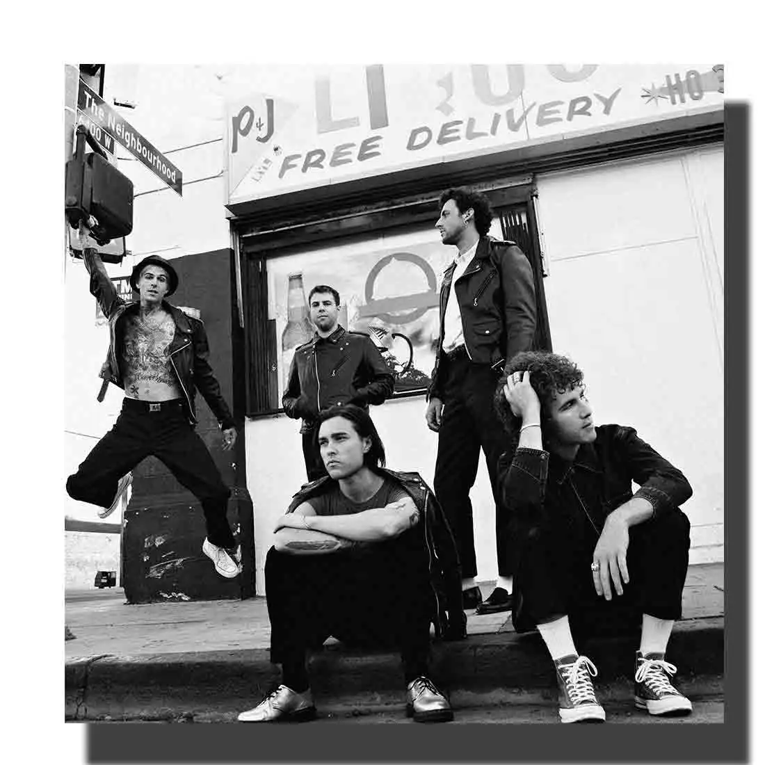 

M126 The Neighbourhood Hard-to Imagine Ever Changing Cover-Silk Poster Print Wall Decoration decor Canvas Room Decor 24x24 20x20