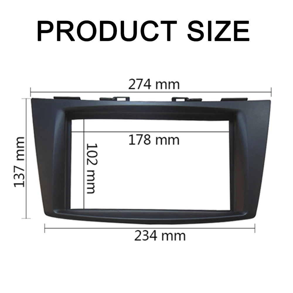 9inch Car radio Fascia Frame Adapter For Seat Ibiza 6j 2008-2015 Double din  Radio Fascia Frame Adapter CD Panel Dash Trim Bezel - AliExpress