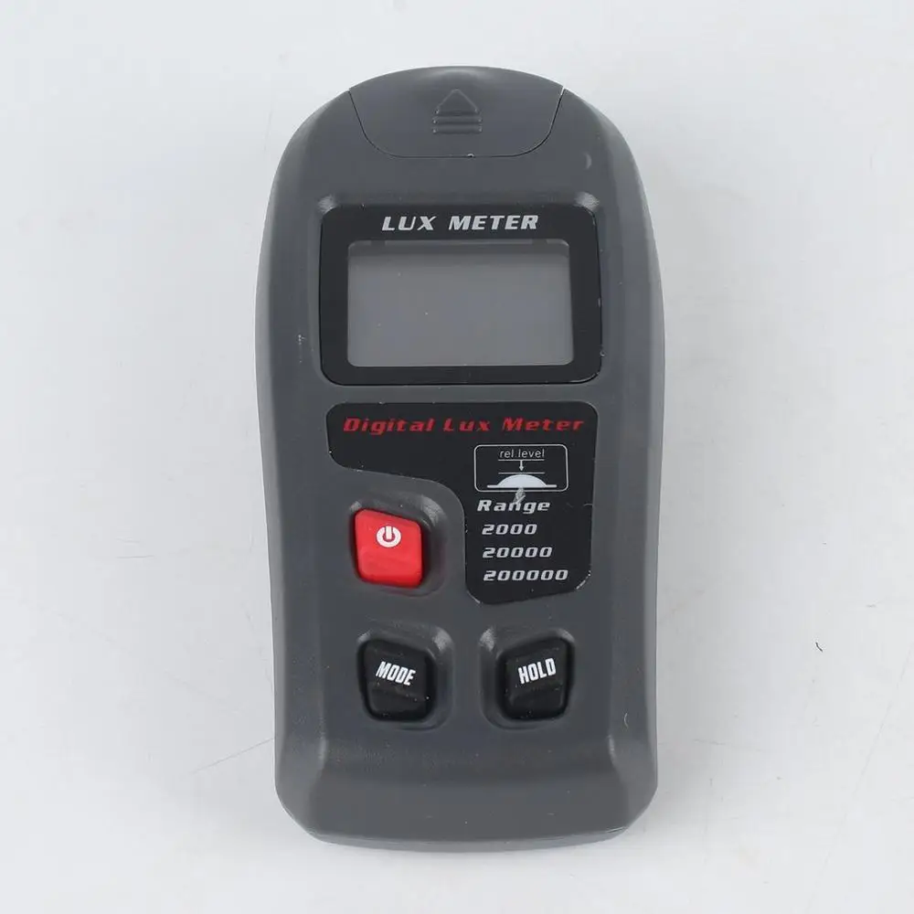 Black MT-30 портативный многофункциональный цифровой люксовый измеритель 0,1-200000lux Высокая точность Люксметр портативный измеритель освещенности - Цвет: Black