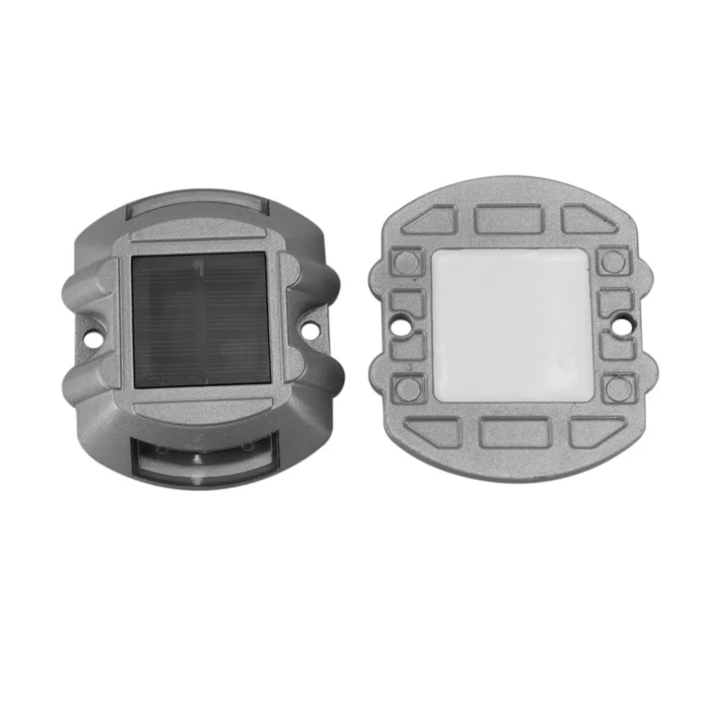 Waterproof blink lamp Path Light Solar Road Stud Paving IP68 Outdoor Driveway Pathway Yard Garden Step Lamps Warning Light 2018 3