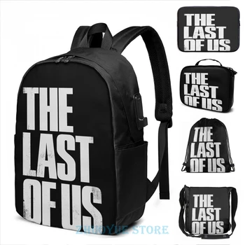 

Funny Graphic print The Last of Us(2) USB Charge Backpack men School bags Women bag Travel laptop bag