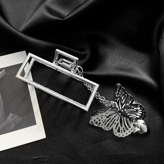 Ruoshui Woman Novelty Irregular Hairpins Punk Style Metal Silver Hair Claws Barrettes Women Hair Accessories Hair Clips Hairgrip style 19