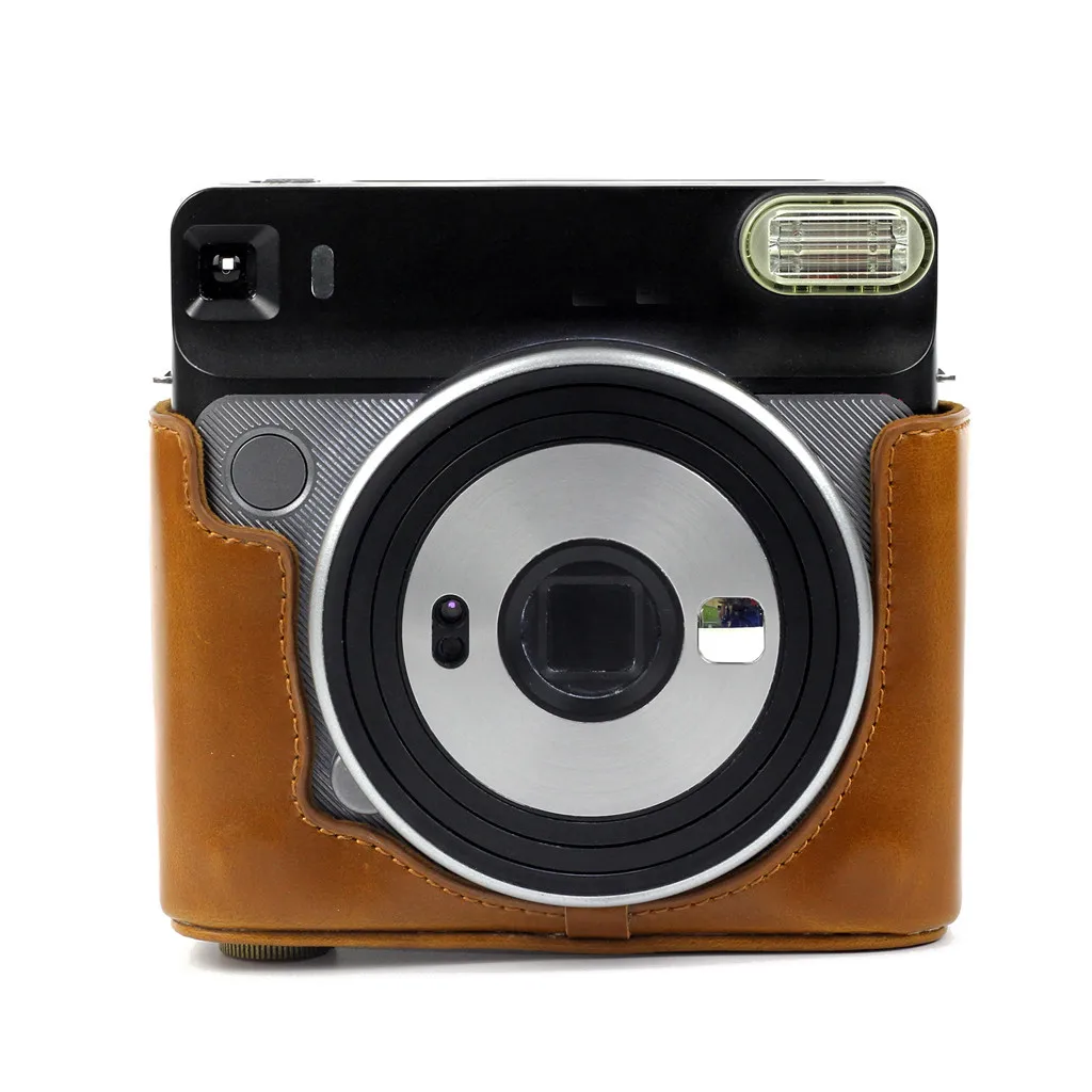 Сумки Винтаж из искусственной кожи Fuji квадратный чехол сумка для камеры Fujifilm Instax квадратный SQ6 камера с плечевым ремнем#806