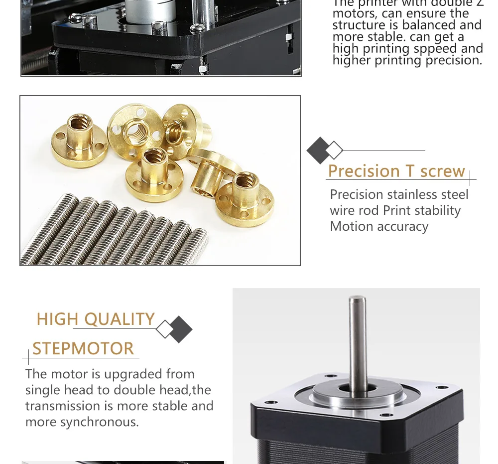 Горячая конкурентоспособный Anet A6 A8 3d принтер Reprap Prusa i3 Высокоточный DIY 3d принтер комплект с Micro SD карты USB разъем