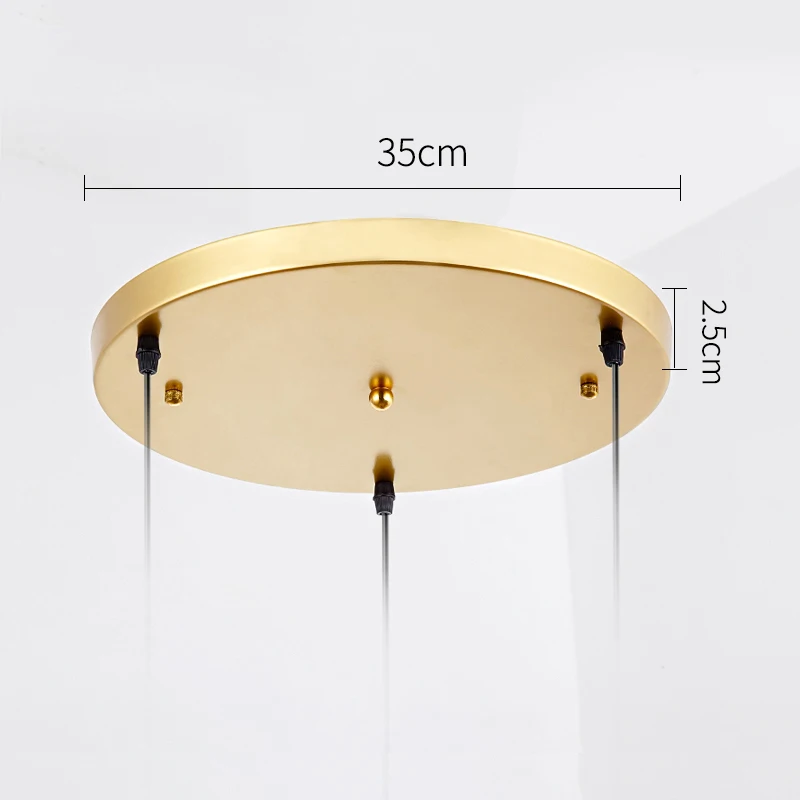 

DIY Black Round Tray Ceiling Tray Lamps Long Tray Ceiling Plate Hang up Lamps Ceiling Base Light Pendant Lamp Lighting Accessory