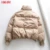 Tangada Women Solid Khaki Oversize Parkas Thick 2021 Зимние Карманы На Молнии Женское Теплое Элегантное Пальто Куртка 6A120