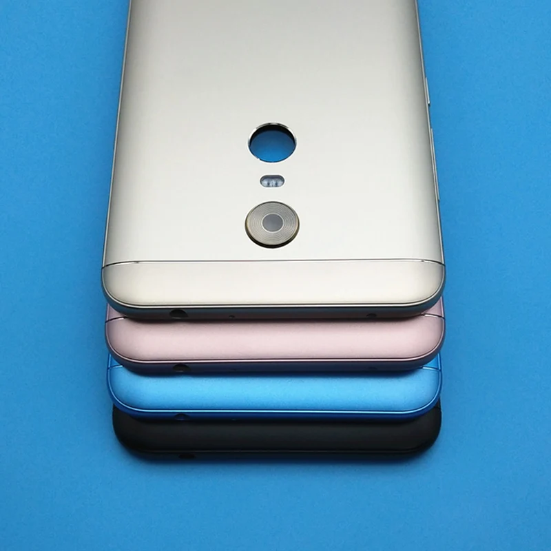 OTMIL задняя крышка с отпечатком пальца для Xiao mi Red mi 5 Plus задняя крышка корпуса задняя крышка батарейного отсека+ боковые кнопки+ стекло для камеры для mi Red mi 5 Plus