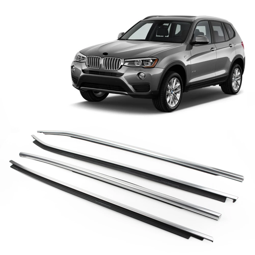 

Car Weatherstrip Window Moulding Trim Door Outside Seal Belt Molding For BMW X3 2011 2012 2013 2014 2015 2016 2017
