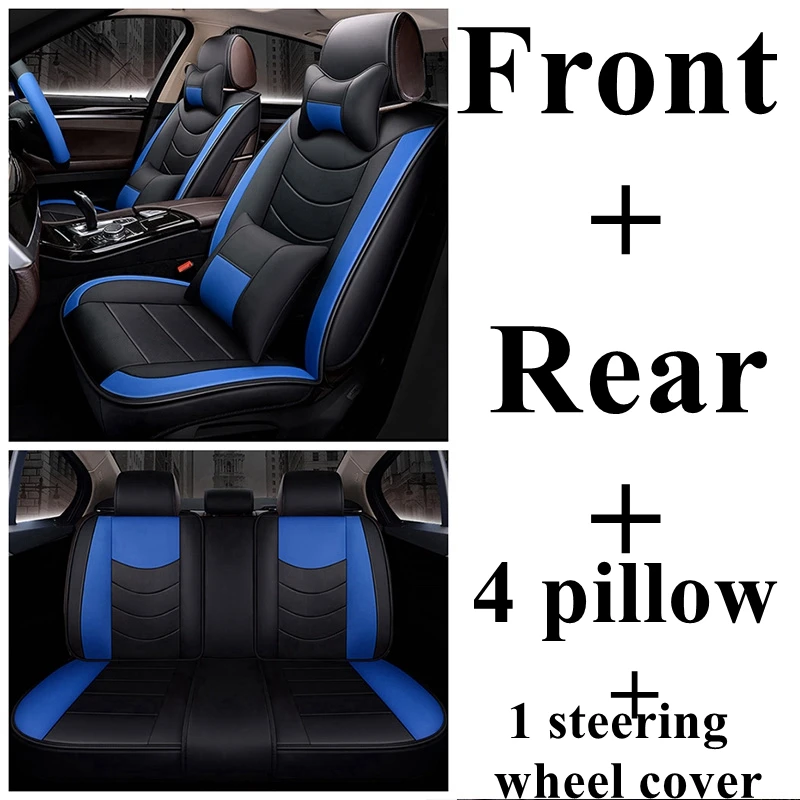 black blue luxury Чехол на Автокресло для Suzuki Свифт vitara Cultus grand vitara Splash Alivio Celerio Authentics Baleno SX4 S-CROSS Reno Kizashi Ik-2 - Название цвета: black blue luxury