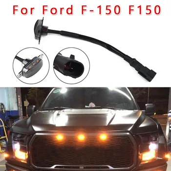 

LED Front Grille Light Smoke Raptor Style Bulb Amber For Ford F-150 F150 2010-2018 New