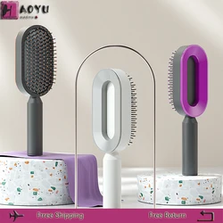 Anti statichair cuidados airbag massagem em pé rosa vermelho grande placa acessórios de salão de cabelo macio do agregado familiar curling pente dyson col