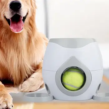 

1pc Pet Feeder Tennis Safe Funny Pet Supplies Pet Feeder Playing Toy Feeding Tool Interactive Toy for Puppy