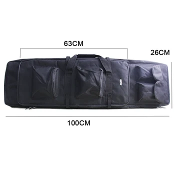 Military 85 96 100 120cm Rifle Backpack Gun Bag Case Double Rifle Airsoft Bag Shoulder Outdoor protable Hunting Accessories pack 5
