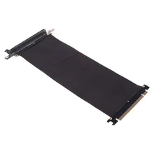 Carte d'extension de port adaptateur PCI Express PCIe 3.0, câble flexible 16x à 16x, angle de 90 degrés, ascenseur de carte d'extension à grande vitesse
