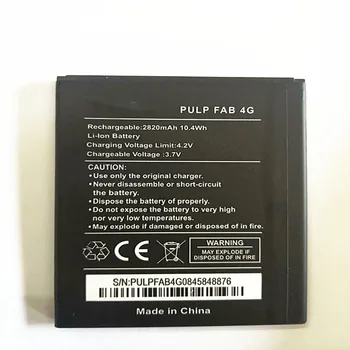 

New High Quality 2820mAh cell phone battery For Wiko Pulp FAB 4G phone with phone stander for gift