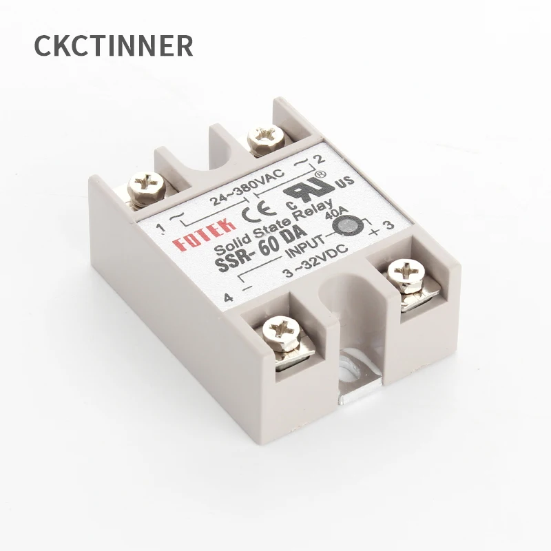 1 шт. твердотельные реле SSR-25DA 25A SSR-10DA SSR-40DA 5-24VDC до 24-380V AC SSR 25DA6-20mA