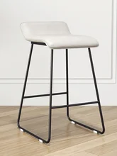 

Nordic Modern Bar Stool Chairs Minimalist Home Bar High Stools Wrought Iron Backrest Silla Giratoria Desk Bar Chairs EB5BY