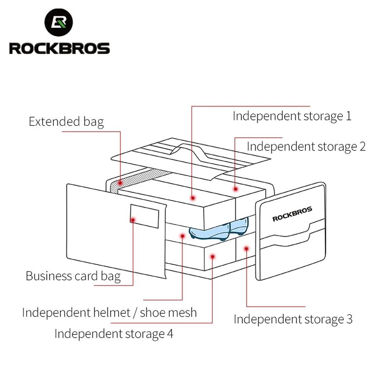 Водонепроницаемая спортивная сумка ROCKBROS для фитнеса путешествий женская сухой и