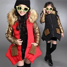 Зимние пальто для девочек, куртки, хлопковая детская верхняя одежда, детская куртка с длинными рукавами для девочек 3, 4, 5, 6, 7, 8, 9, 10, 12 лет