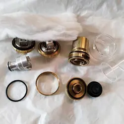Kit de joints de cylindre, bobines zeus x zeus x mesh coton 3.5ml 4.5ml 25mm sxk fev 4.5s dvarw mtl fl sirène v2 pièces de moteur de réservoir 10 pièces 