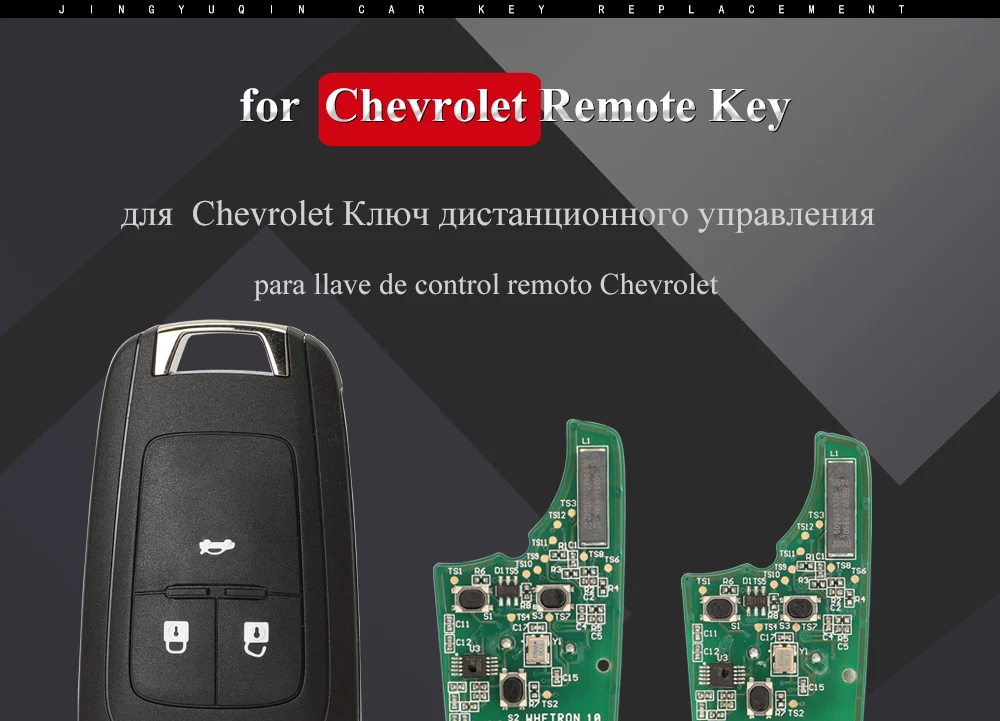 Keyforkess 2ALBS1SG24 telecomando per auto 433MHz ID70 per Chevrolet Aveo Cavalier 2019 2020 fit Buick Excelle 2015-2021 Opel - H64d71023e3054c338f1103c86b876cd6U