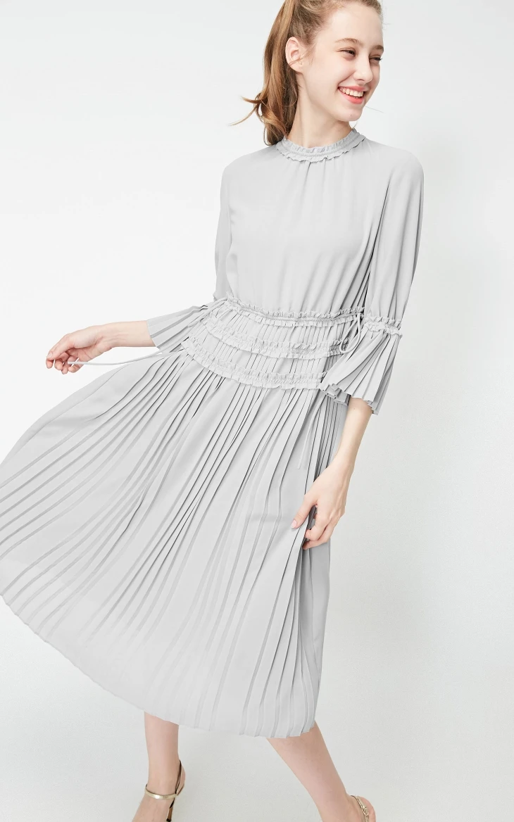 Vero Moda женское платье со шнуровкой и рукавами 3/4 | 31917C556