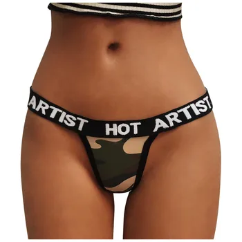 

FREE OSTRICH Sexy Panties Women Lingerie G-string Camouflage Briefs Underwear Panties T String Thongs Knick Underpants