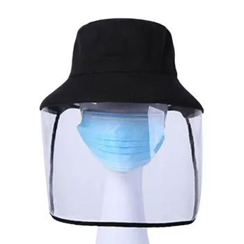

Sun Cap Foldable Multifunction Protective Fisherman Hat Outdoor Windproof Shield Detachable Anti Spitting Face Cover Dustproof