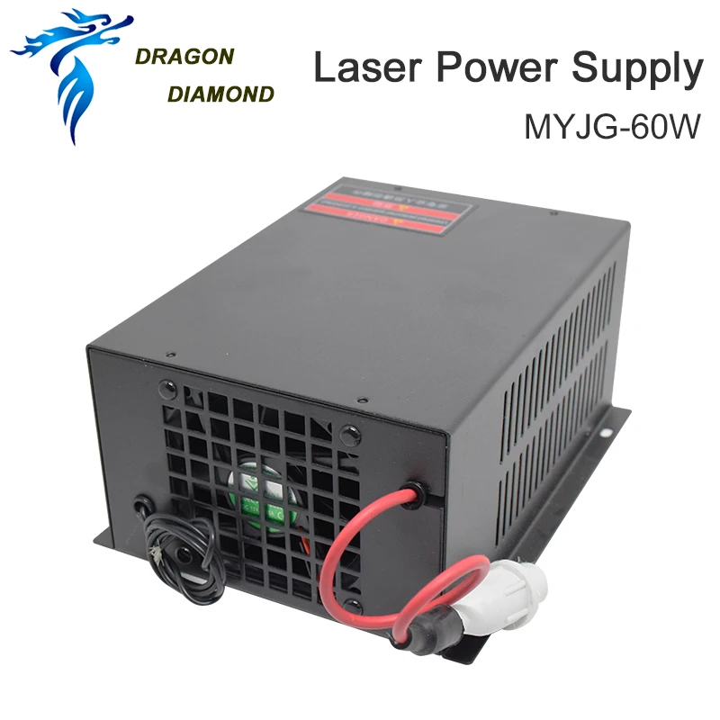 DRAGON DIAMOND 60 Вт СО2 лазерный источник питания для СО2 лазерной гравировки резки MYJG-60W категории