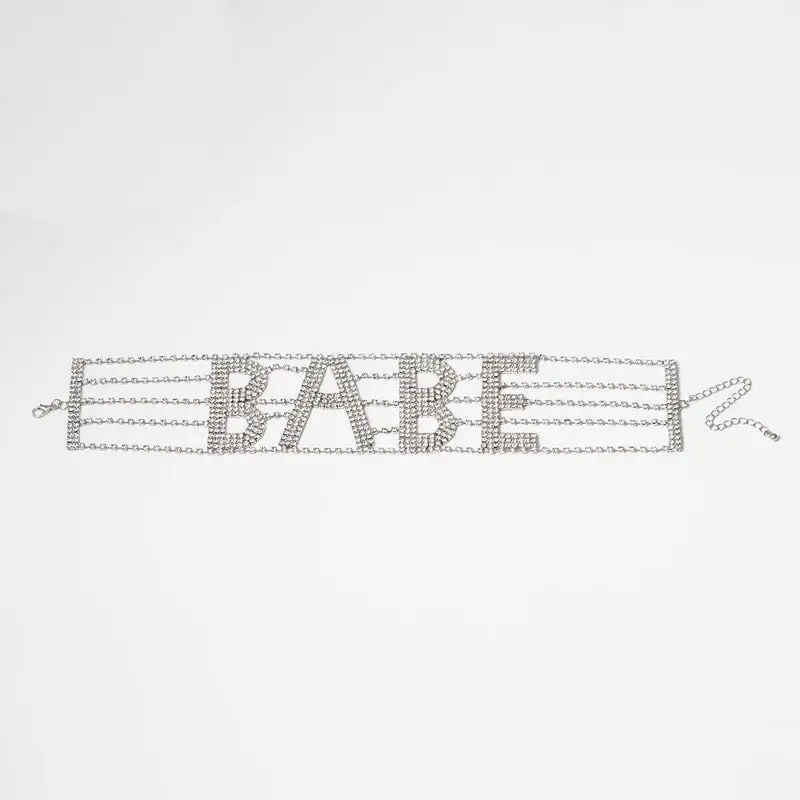 Fashion-European-and-American-large-letter-babe-Rhinestone-Crystal-Necklace-statement-women-s-neckla (1)