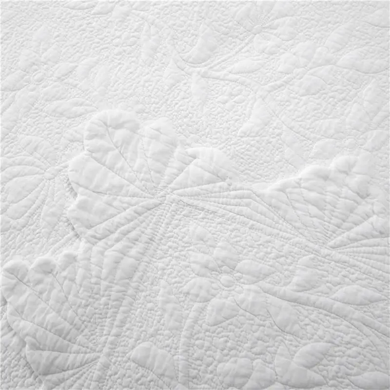 34Luxury European Style Cotton Bedspread Bed Cover Bed Sheet Linen Summer Quilt Blanket Pillowcases 3pcs