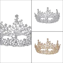 Hg793 Small Fashion Europe And America MORI Series Flower round Crown Bride Wedding Dress Hair Accessories Model Beauty Contest