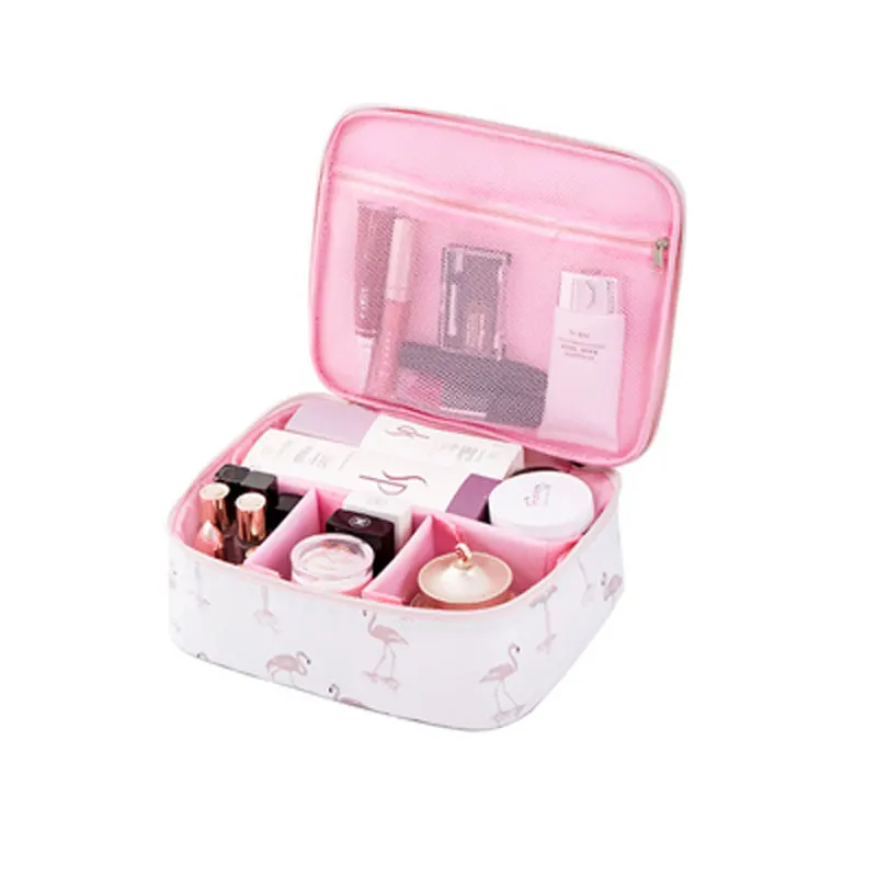 Популярный женский дорожный косметический набор большая косметичка сумка из