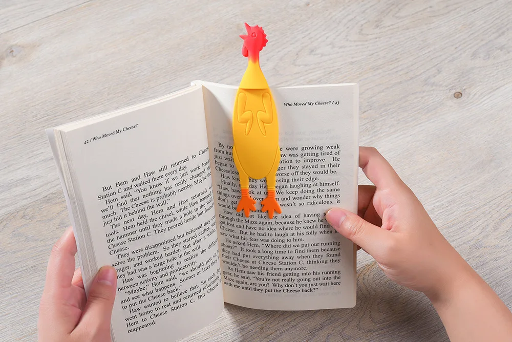 1 шт. милые животные стиль Закладка с цыпленком Kawaii 8 Стиль s PP закладки для книг детский подарок Офисные и Школьные принадлежности