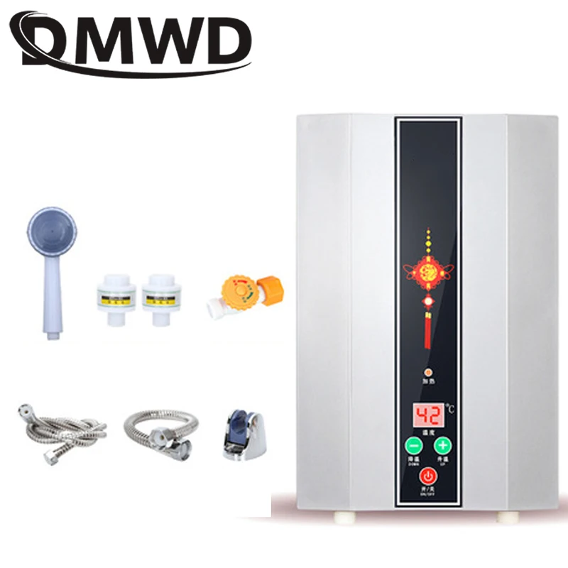 Dmwd 5500w Instant Electric Mini Tankless Water Heater Instantaneous