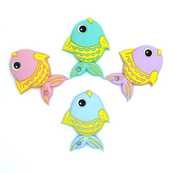 

Kovict BPA Free 5/10pcs Silicone Baby Teether rodent fish Cute Baby Teething Toys Chewable Animal Shape Baby Products