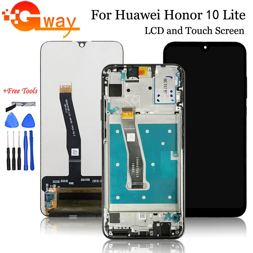 

6.21" For Huawei Honor 10 Lite LCD Display+Touch Screen Digitizer Assembly For Honor 10Youth HRY-AL00 For HRY-LX1/HRY-LX2 +Frame