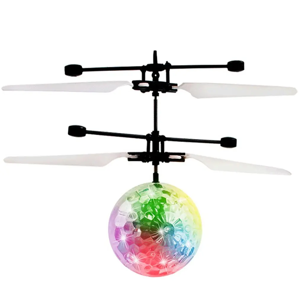Electric RC Flying Ball Luminous Kid's Flight Balls Infrared Induction Aircraft Remote Control