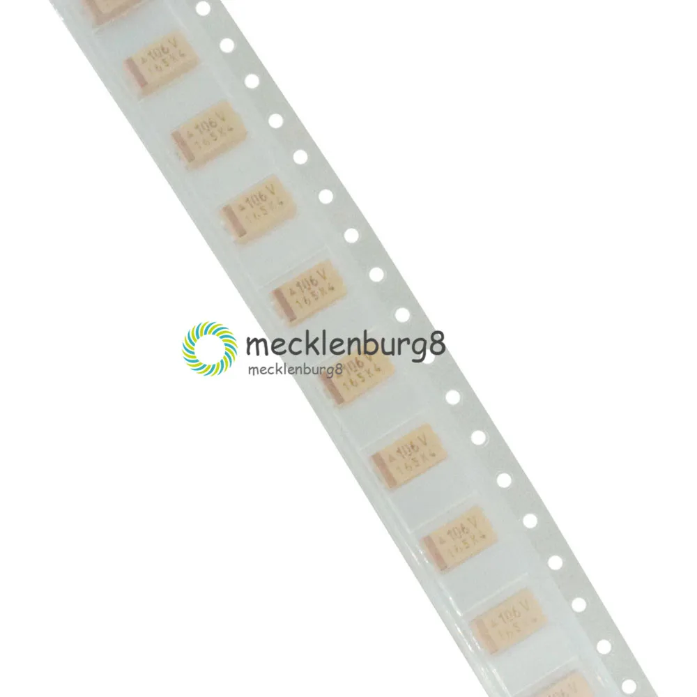20pcs C6032 35V 10UF 106V C Size SMD Chip Tantalum Capacitor