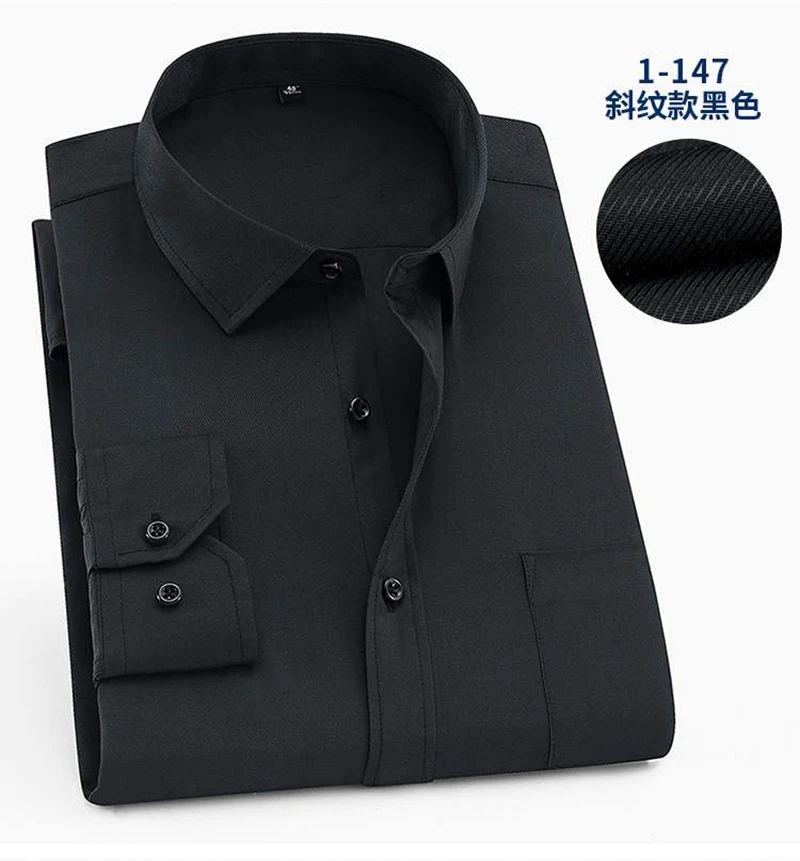 7XL 8XL 10XL 12XL 14XL Мужская рубашка высокого качества в полоску с длинными рукавами хлопковая розовая синяя формальная негабаритная мужская