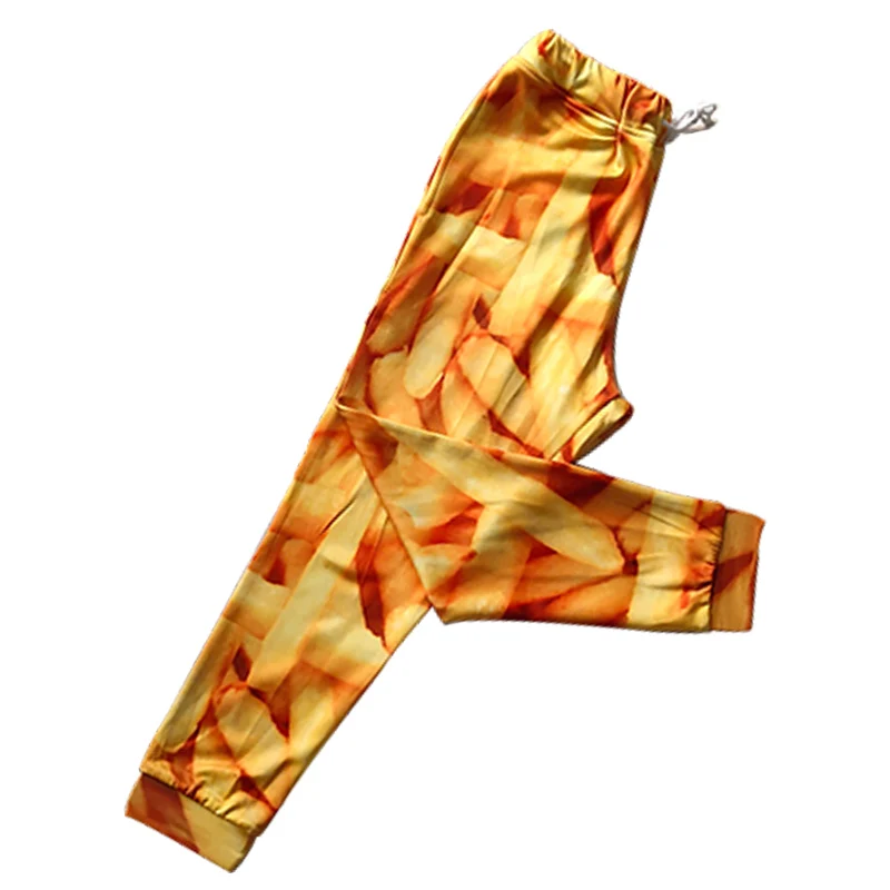 Джоггеры OGKB мужские Модные свободные Тренировочные штаны с 3D рисунком еды