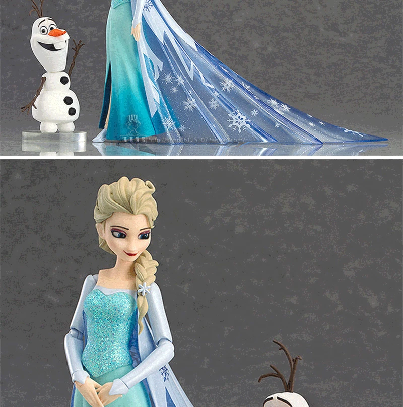 Figma 308 фигурка королевы Эльзы и Олафа модель Gk игрушки 13,5 см ПВХ ActionFrozenMovie подарок на день рождения Рождество год