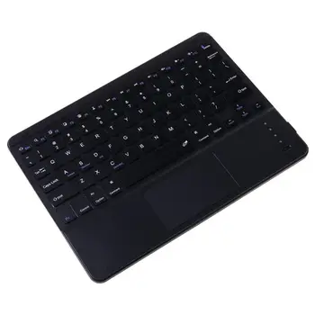 

10 inch Slim Bluetooth Touch Keyboard Built-in Touchpad and Rechargeable Battery
