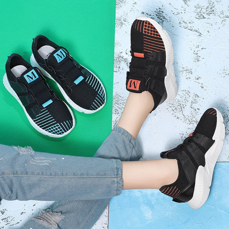 Women's Vulcanize Sneakers Shoes High Quality Spring Trainers Comfortable Platform Women Breathable Casual Girl Shoes EA0018