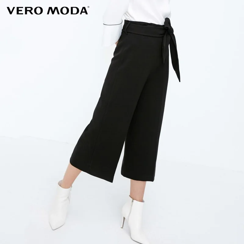 Осенние свободные прямые брюки с высокой талией Vero Moda | 31836J515|Брюки