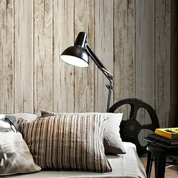 

1M/5M Retro Wood Grain Wall Sticker Room Decor PVC Adhesive Waterproof Wallpaper Dormitory Renovation Trend Posters muursticker