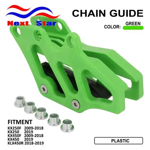 

Motorcycle Plastic Chain Guard Guide Protector For Kawasaki KX250F KX250 KX450F KX450 KLX450R KX 250F 450F KXF250 450 KLX 450R