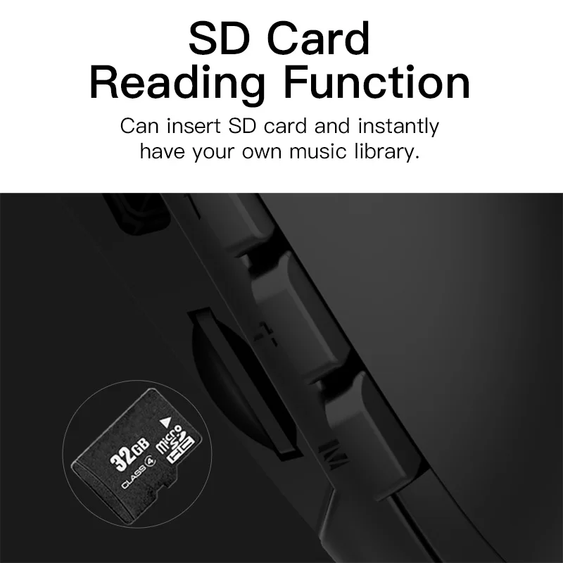 US $26.88 Bluedio HS wireless speaker column neck-mounted Bluetooth-compatible portable bass bluetooth 5.0 FM radio support SD-card slot